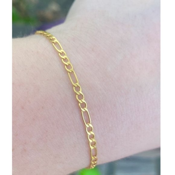 Zales Jewelry - Solid 14k yellow gold bracelet